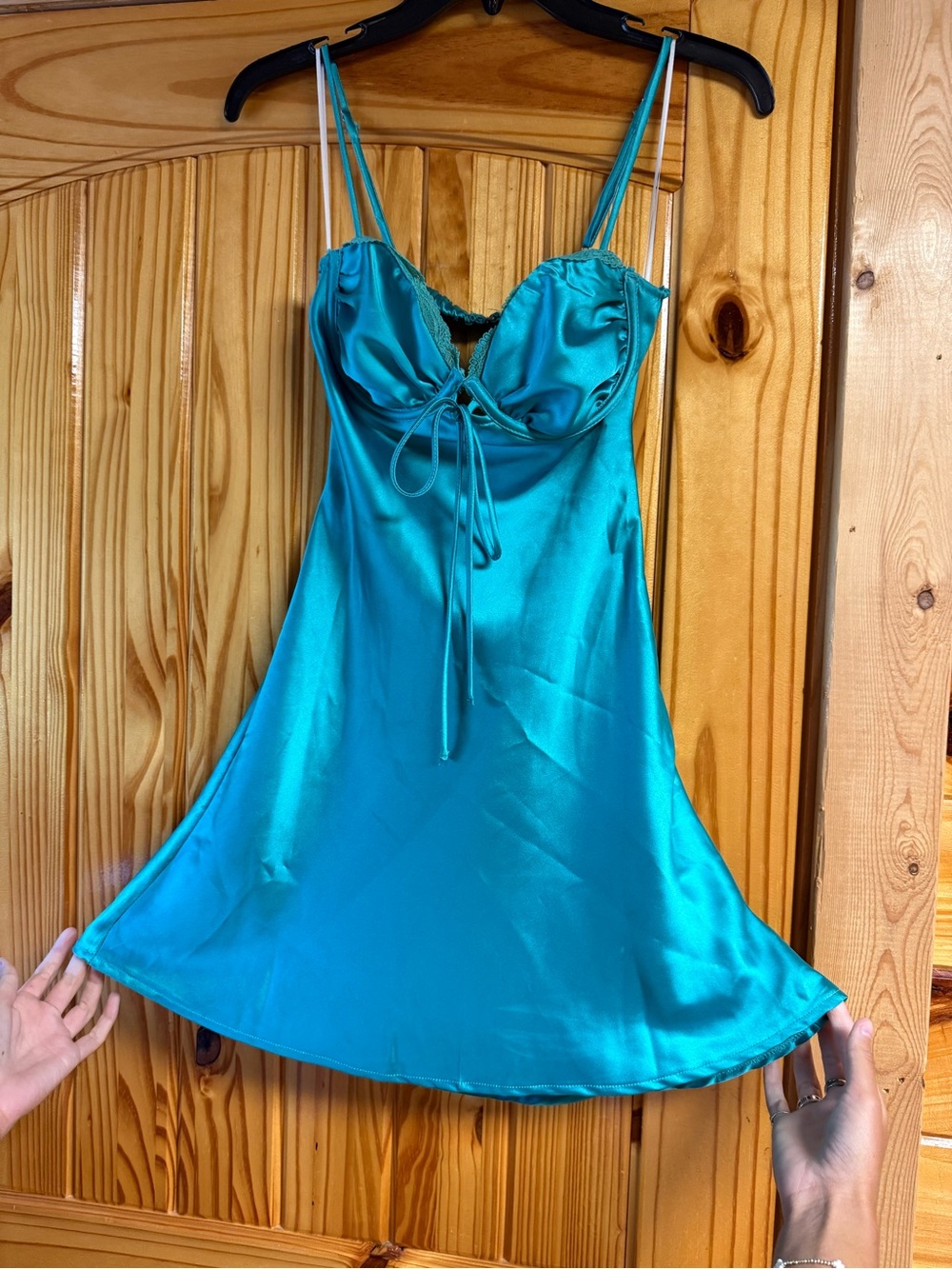 Hello Molly satin dress like new